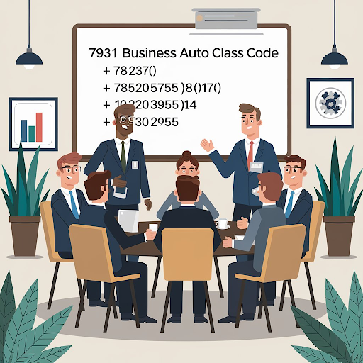 7931 business auto class code