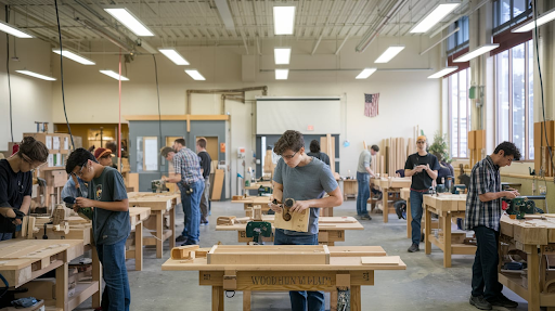 Folsom City Vocational Education Program Wood Woodworking Classes