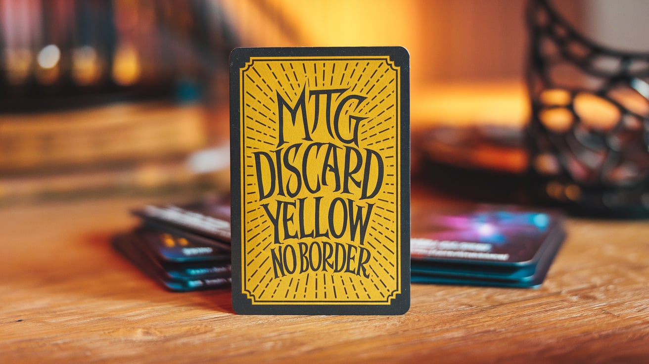 MTG Discard Filler Yellow No Border