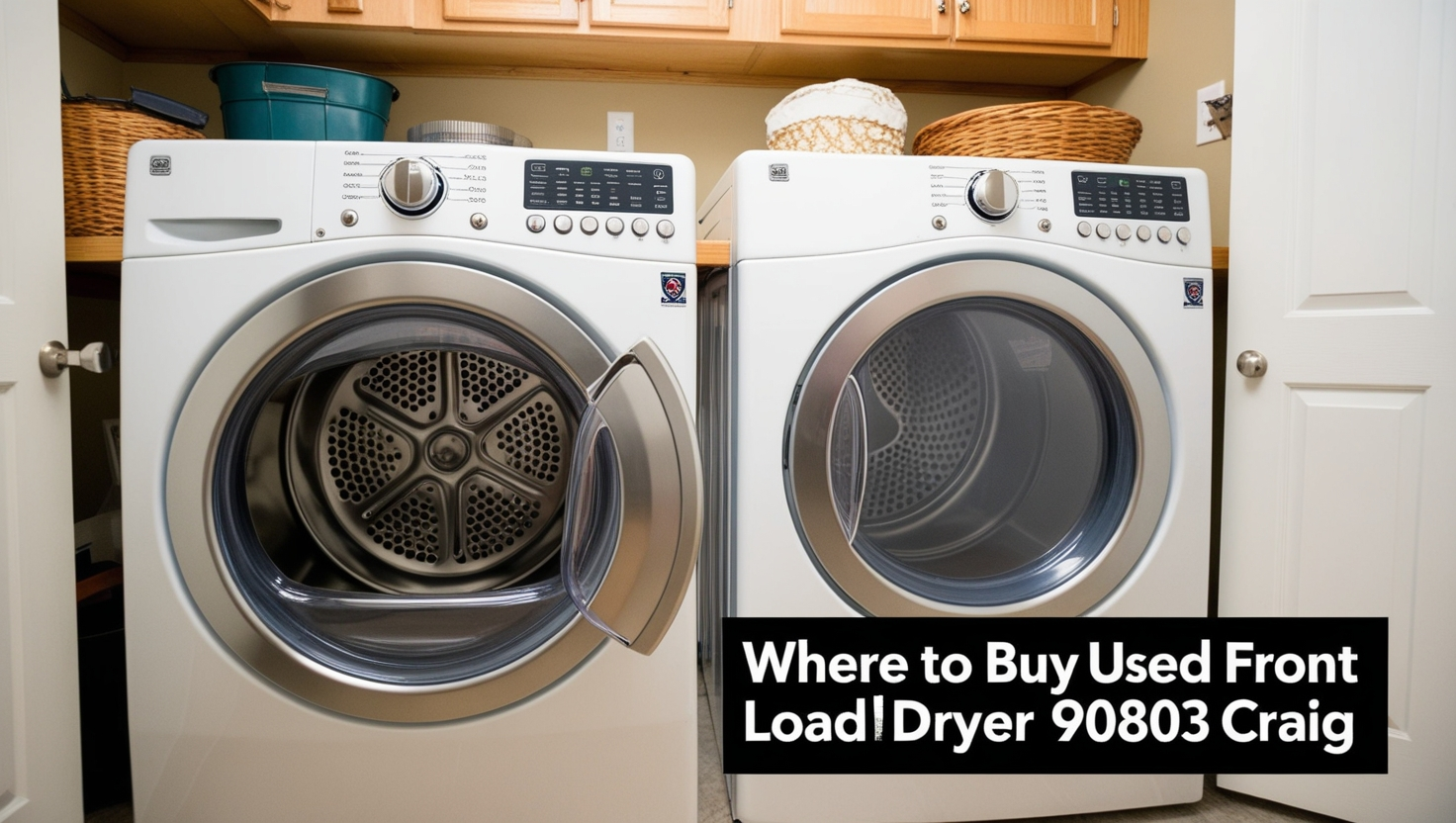 Where to Buy Used Front Load Dryer 90803 Craig​​