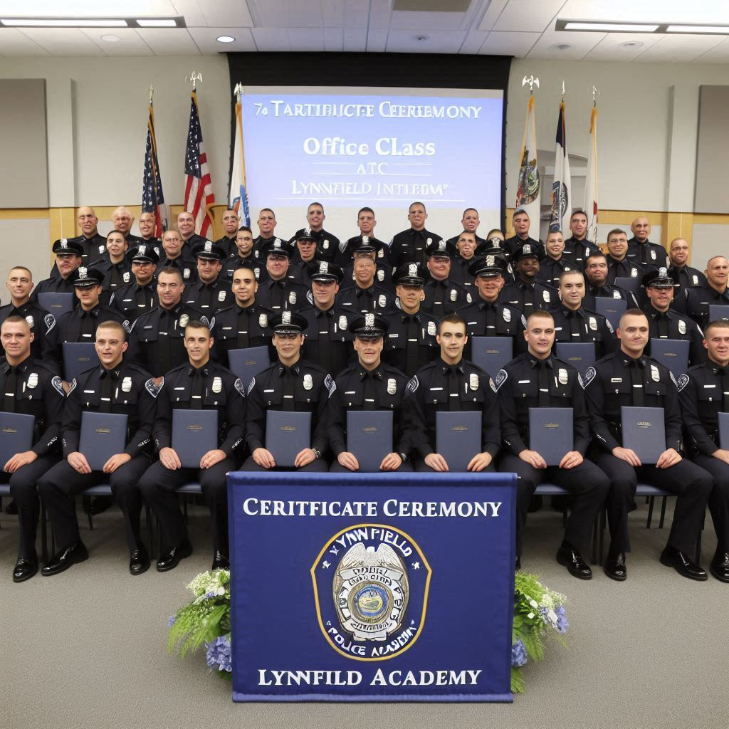 Certificate Ceremony Officer Class Lynnfield Police Academy