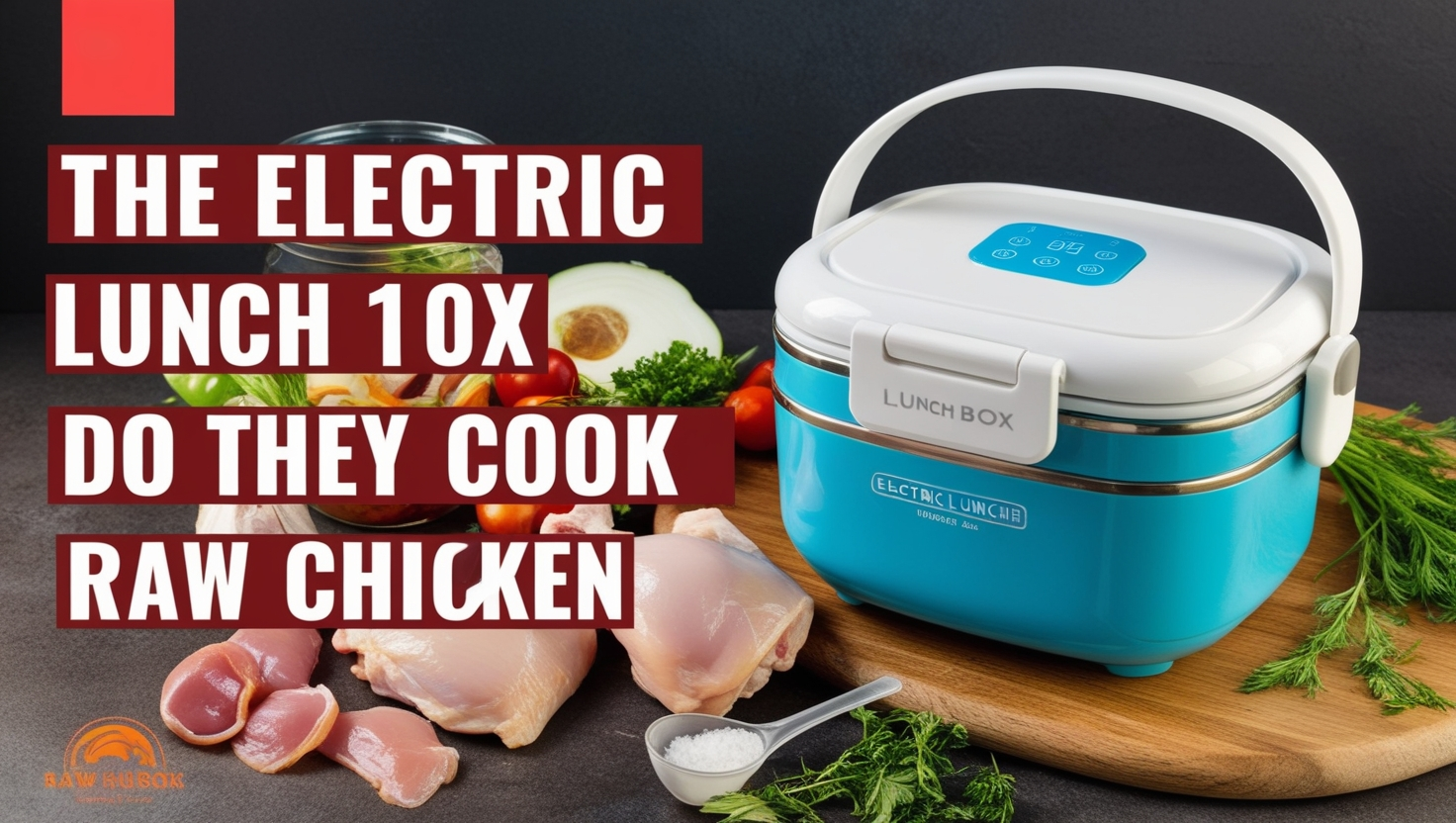 electric lunch box 100w do they cook raw chicken