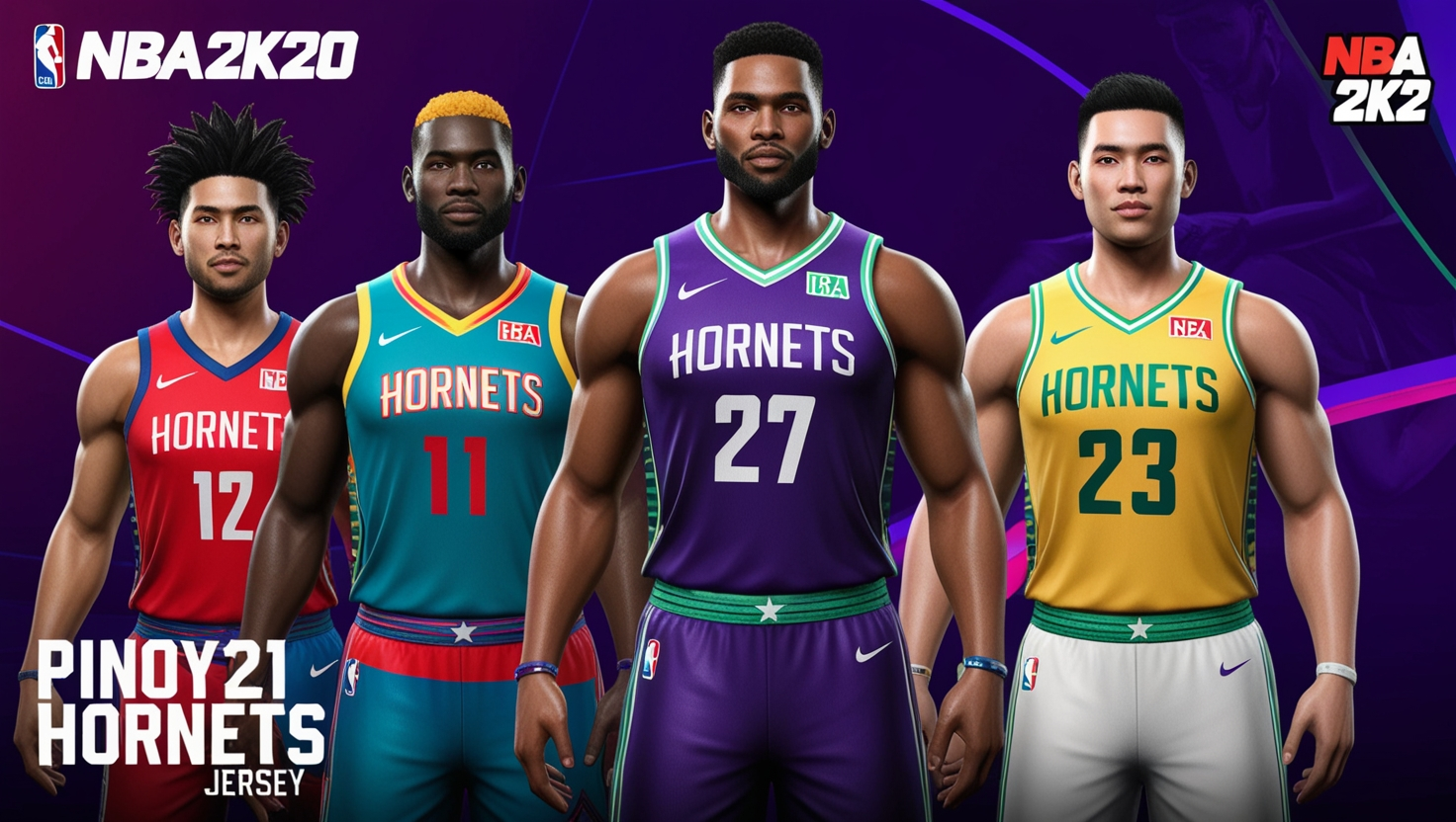 Pinoy21 Hornets Jersey NBA 2K20